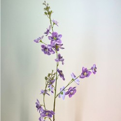 Artificial Larkspur Lilac Purple Flowers 97cm - L060 J1