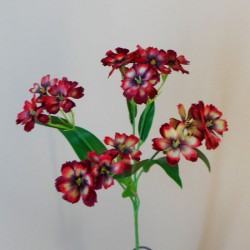 Artificial Dianthus Stem Red 46cm - D039 D2