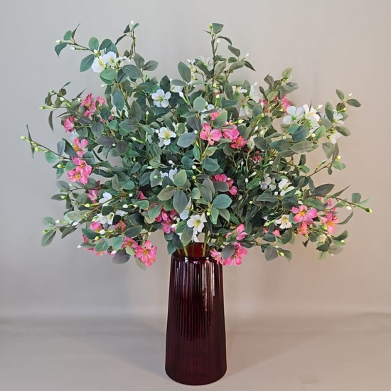 Artificial Dogwood Stems White 85cm - D033 E2