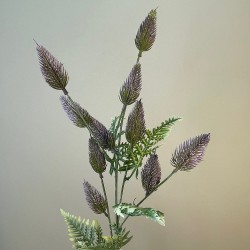 Artificial Eryngium Thistles Sea Holly Pale Purple 83cm - T036 D4