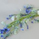 English Garden Flowers Garland Blue 90cm - MED011 KK2
