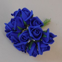 2.5cm 72 colourfast foam roses vibrant colours wedding flowers buttonholes 