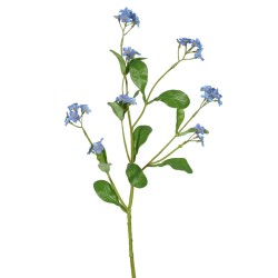 Artificial Forget Me Not Stem Blue 49cm - F036