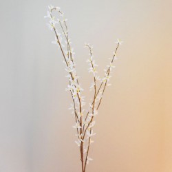 Artificial Forsythia Branch White 118cm - F011 E1