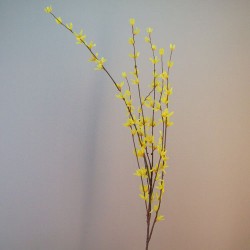 Artificial Forsythia Branch Yellow 118cm - F058 E1