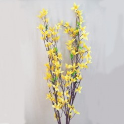 Artificial Forsythia Bush Yellow 76cm - F053 E1