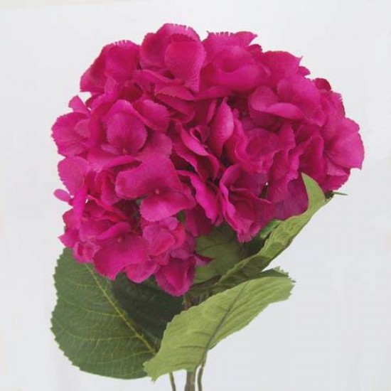 Giant Silk Hydrangeas Hot Pink 64cm - H009 