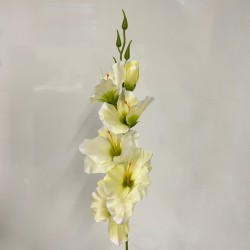 Artificial Gladiola Cream 53cm - G016