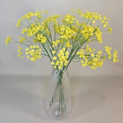 Artificial Gypsophila | Yellow Baby's Breath 62cm - G005 D4