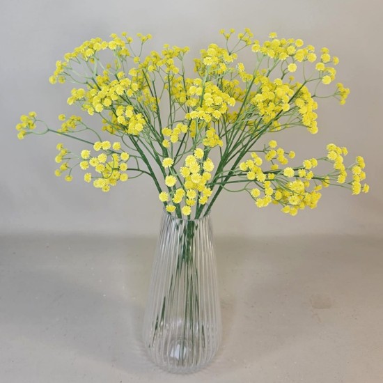 Artificial Gypsophila | Yellow Baby's Breath 62cm - G005 D4