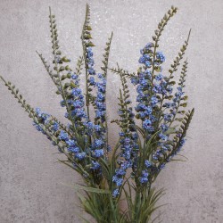 Artificial Heather Plants Blue 54cm - H015