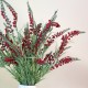 Artificial Heather Plants Red 54cm - H002 DD3