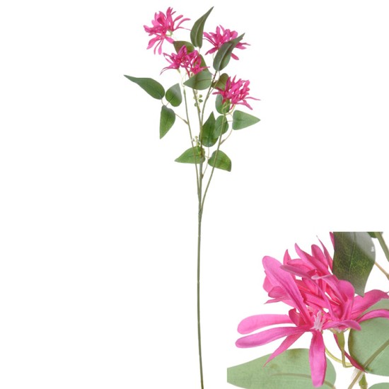 Artificial Honeysuckle Branches Hot Pink 75cm - H087 FF2