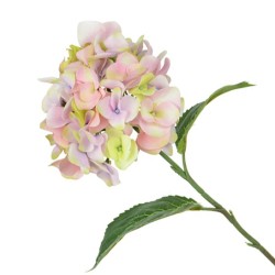 Artificial Garden Hydrangeas Pink 58cm - H094 H3