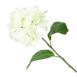 Artificial Garden Hydrangeas White 58cm - H088 G3