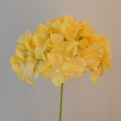 Artificial Hydrangea Golden Yellow 62cm - H139 G2