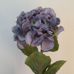 Artificial Hydrangeas Lavender Grey 68cm - H111 F4