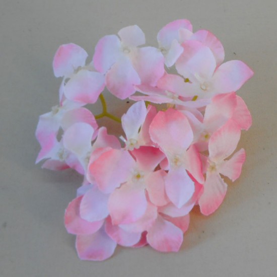 Artificial Hydrangeas Pink Heads Only 11cm - H065 BB3