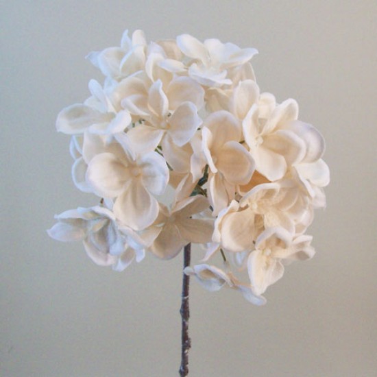 Artificial Hydrangea Rich Cream 50cm - H102 H2