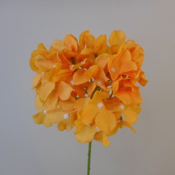 Artificial Hydrangea Tangerine Orange 62cm - H084 G4