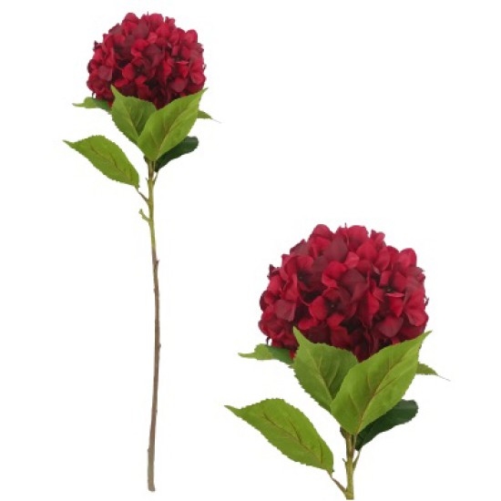 Giant Artificial Hydrangeas Red 105cm | VM Display Prop - H126 D1