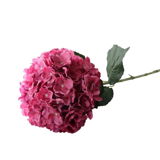 Giant Silk Hydrangeas Dark Pink 92cm - H009 