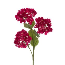 Artificial Hydrangea Spray Hot Pink 69cm - H065 G1