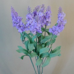 Artificial Lavender Plant Purple 34cm - L024 BX22