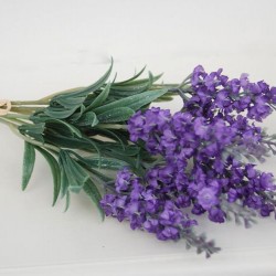 Artificial Lavender in Bloom Bundle 30cm - L025 