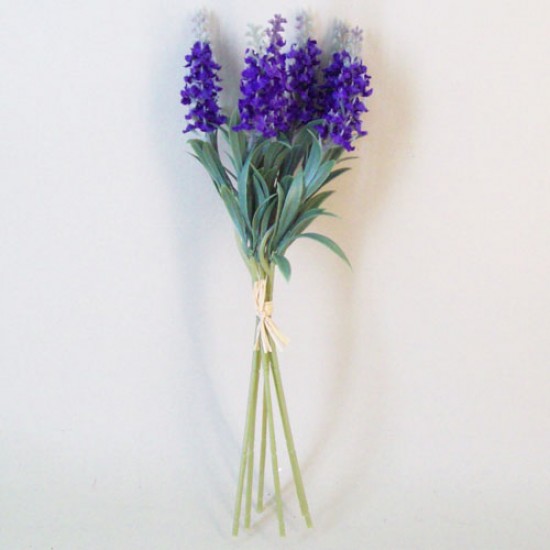 Artificial Lavender in Bloom Bundle Purple 33cm - L039 GS1C
