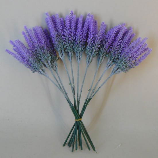 Artificial  Sussex Lavender 10 Pack 35cm - L026 Q3