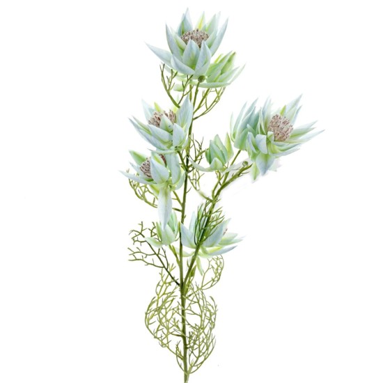 Artificial Leucadendron Blue Green 68cm - L057 I2 Artificial Leucadendron Blue Green 68cm - L057 I2
