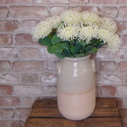 Artificial Leucospermum Protea Cream 45cm - L051 O3