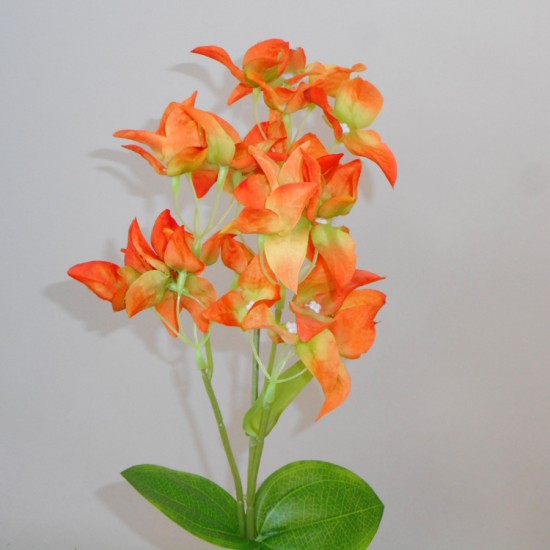 Artificial Canna Lilies Orange 46cm - C109 