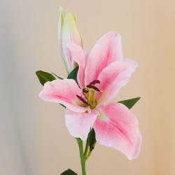 Rydal Artificial Lily Light Pink 72cm - L008 AA3