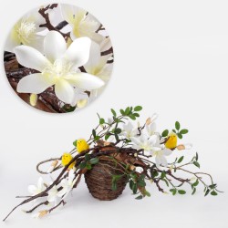 Artificial Magnolias Branch Cream 61cm - M095 S1