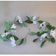 Artificial Magnolia Garland Cream 170cm - M053 BX23