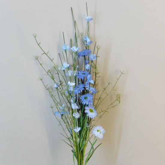 English Meadow Flowers Blue 51cm - M049 EE3