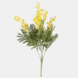 Artificial Mimosa Plants Yellow 35cm - M097 