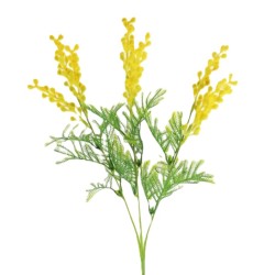 Artificial Mimosa Stem with Leaves 63cm - M023 L2