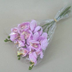 Mini Silk Phalaenopsis Orchids Mauve Pink 22cm - O060 K2