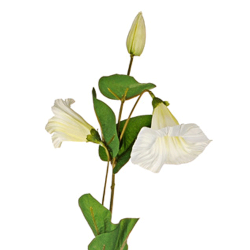 Artificial Morning Glory Bindweed Vines White Flowers 72cm - M061 J1