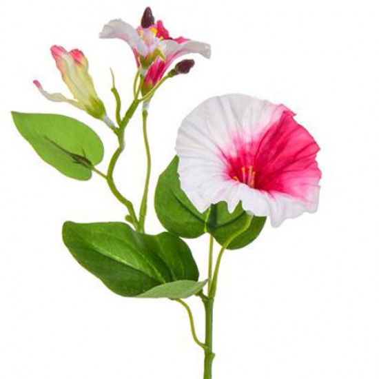 Artificial Morning Glory Bindweed Vines Pink and White 25cm - M014 J2