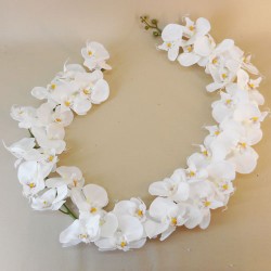Artificial Phalaenopsis Orchids White 150cm - O014 R4