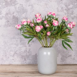 Real Touch Peony Buds Pink 48cm - P039 M2