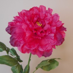 Artificial Tree Peony Flowers Hot Pink 70cm - P066 K4