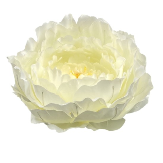 Giant Artificial Peony Cream 120cm, VM Display Prop