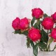 Artificial Peony Buds Large Magenta Pink 45cm - P151 O1