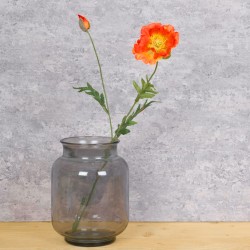 Artificial Icelandic Poppy Orange 72cm - P157