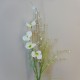 English Meadow Artificial Flowers Ivory Poppies 58cm - P280 EE3